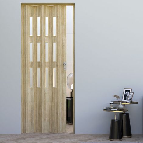 Porte interne a soffietto moderne, porta a scomparsa (1/2)