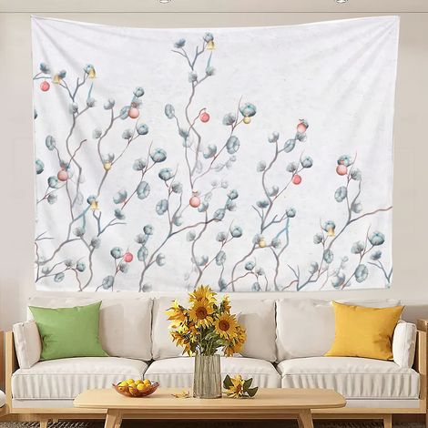 fabric wall art Fashion Tapestry For Bedroom Aesthetic Background Cloth for Bed Home Decor (1/5)