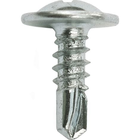 Jcp Fixings Metalfix Wafer Head Self-Drilling Screws 5.5 x 40mm (1/2)