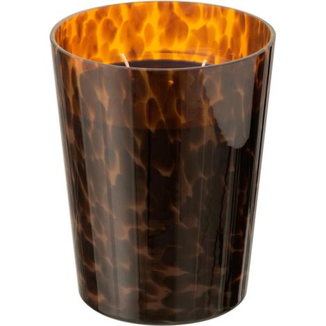 Bougie Parfumée "Noa" 16cm Bois de Santal Marron (1/4)