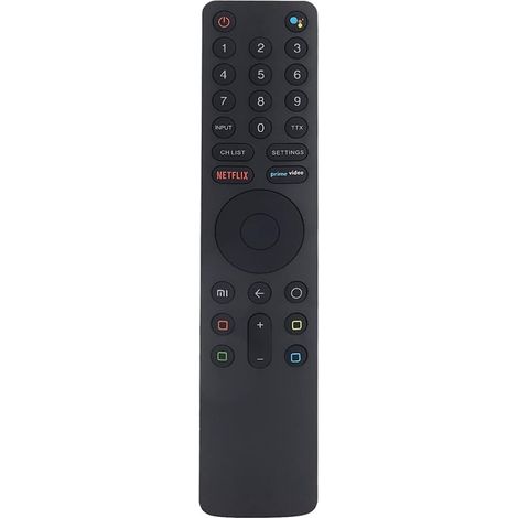 XMRM-010 Bluetooth Voice Remote Control Suitable for MI Box 4X 4K Smart TV Android TV for 4S 4K L65M5-5ASP, Black (1/5)