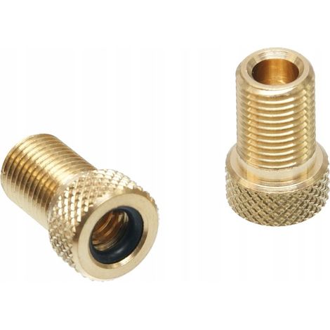 Adattatore valvola FV, DV - Riduttore AV Novatec ottone oro resistente leggero (1/2)