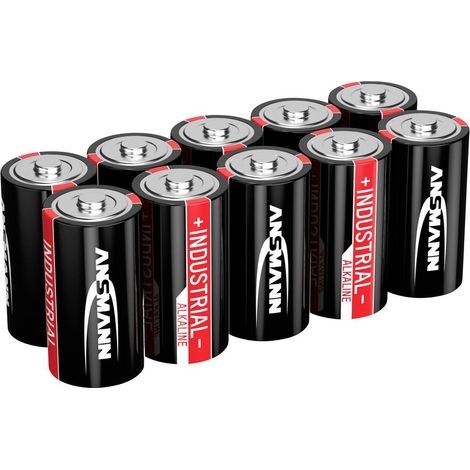 Ansmann Industrial Batteria 1/2 Torcia (C) Alcalina/manganese 1.5 V 10 pz.