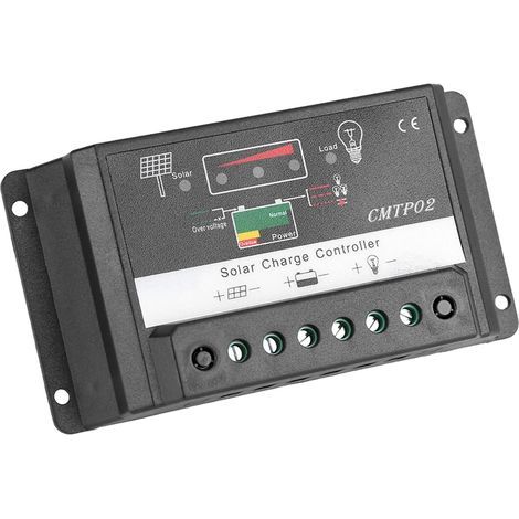 Controlador de carga solar AIDUCHO, regulador de batería portátil de seguridad para panel solar de 12/24 V, controlador de carga solar de 30 A, regulador solar portátil inteligente (1/5)