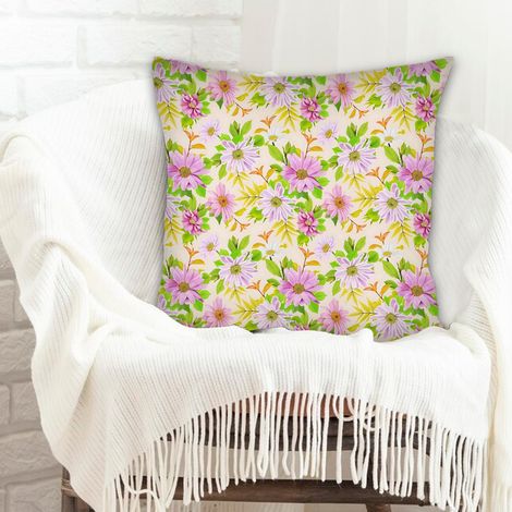 Housses de coussin en polyester résistante à fermeture éclair invisible pour canapé lit chaise décoratif de ferme la saint-valentin (1/5)