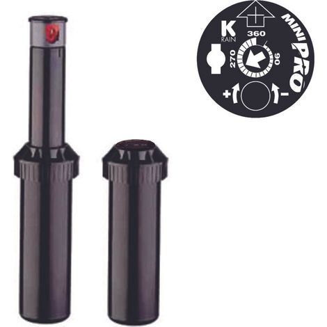 Irrigatore pop-up k-rain mini pro dinamico da 1/2 ugello 1,5 - attacco 1/2, alzo cm.10