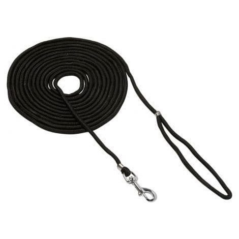Laisse pour chien noire de 15 m (1/5)