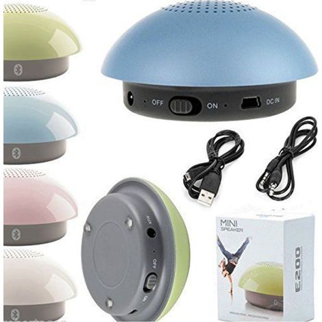 Mini Altavoz Altavoz Bluetooth 2.1 Edr Aux Móvil Ipod Smartphone Tablet E200 -