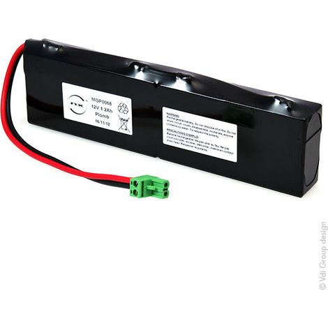 12V 1.2Ah Phoenix Automatic door battery ( Prix pour 1 ) (1/3)