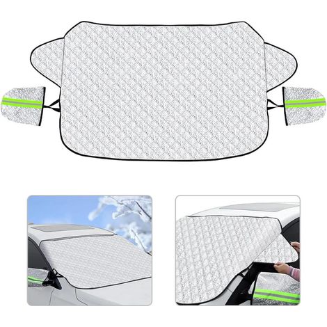 Parasol para parabrisas de coche, cubierta protectora gruesa y resistente, a prueba de nieve, hielo, heladas y polvo. (1/5)