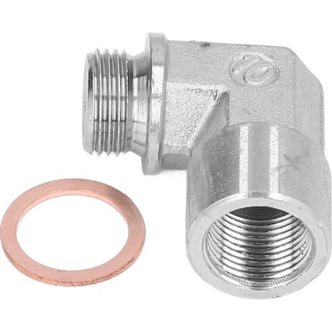 Entretoise d'extension de sonde lambda coudée à 90° avec joint de raccord, filetage M18x1,5 (1/5)