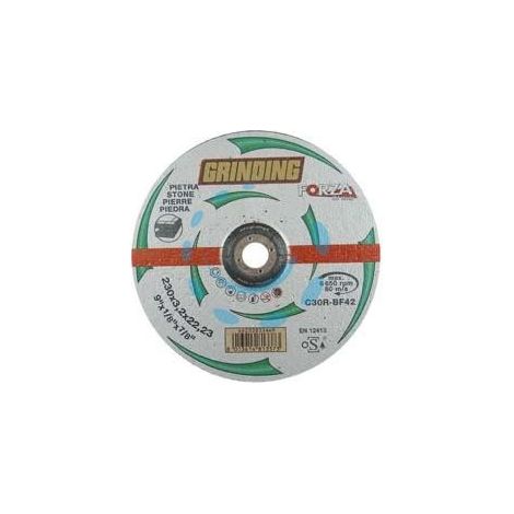 DISCHI DA TAGLIO CENTRO DEPRESSO PER MARMO "FORZA" Ø MM.230 - ø mm.230x3,2 foro 22,2 da taglio per marmo