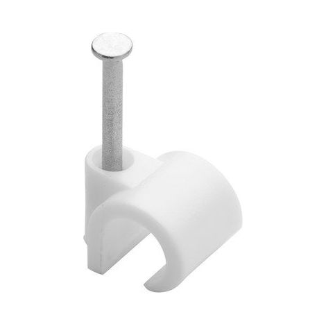 Bolsa de 50 bridas de alambre, Diam. 8 a 12 mm, L.14 mm, blanco SANS MARQUE