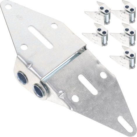 Charnières de Remplacement 6 Pièces pour Porte de Garage en Fer (1/5)