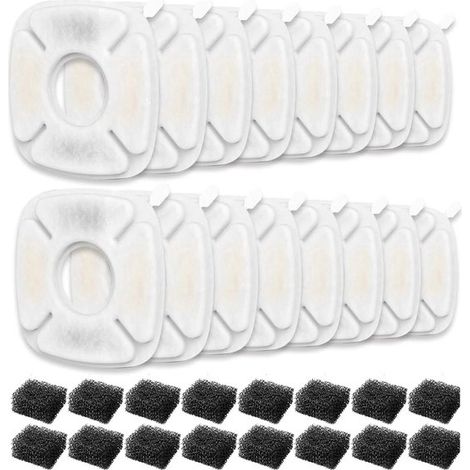 32 Ersatzfilter Passend für Veken 95oz/2,8L Katzentrinkbrunnen (1/4)