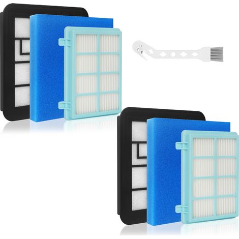 2 filtres pour Phili Power Pro Compact FC801001 FC9330 FC9331 FC9332 FC9333 FC9334 FC9555 FC9550