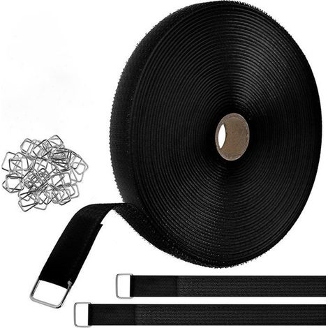 Ruban adhésif auto-agrippant de 2 cm x 3 m avec 15 boucles YYV (1/5)