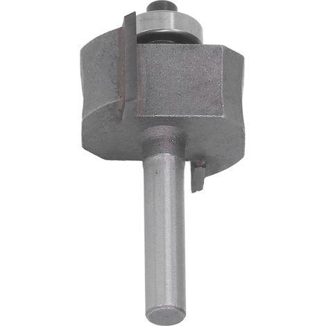 Fraise à défoncer en T à tête sphérique, queue de 6,35 mm (1/4"), en alliage de tungstène avec revêtement PTFE, pour le travail du bois. (1/5)