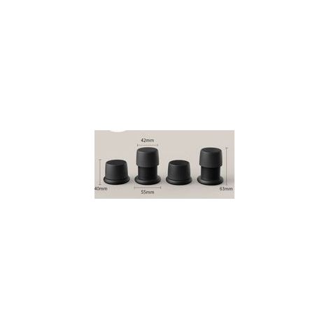 Four-piece set of furniture risers, adjustable furniture feet, with self-adhesive installation. (1/2)