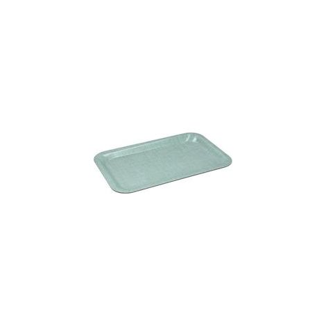 1 rechteckiges Vintage-Tablett, Retro-Grün, Duroplast, 28 × 18 cm, zum Servieren von Kaffee/Vorspeisen/als Dekoration (1/5)