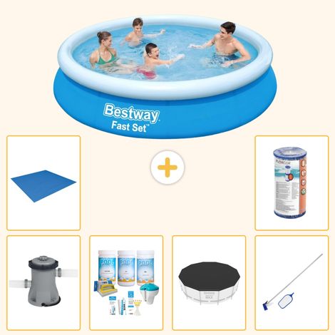 Bestway Bestway Fast Set Ronde - 366x76 cm - 7-pièces S21431 (1/4)