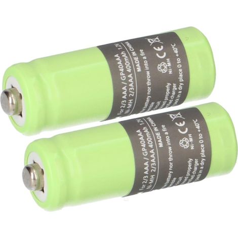 Telefonakku 2x Ni-MH 1,2V 400mAh Hagenuk Classico (1/5)