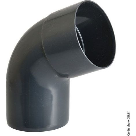 GIRPI 67,3° PVC-Schieferbogen zum Kleben, Dev. 16 cm Diam. 50 mm Girpi