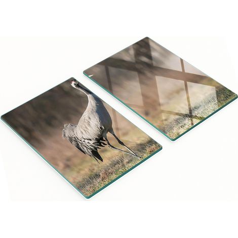 Tavole decorative multifunzionali da cucina in vetro temperato Czapla 2x40x52 cm (1/5)