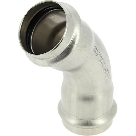 Coude 45° inox 316 à sertir Femelle Ø42