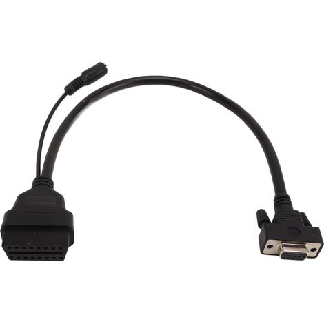 Câble adaptateur OBD, connecteur de diagnostic plug-and-play 16 broches mâle vers 15 broches femelle, compatible avec Launch X431 (1/5)