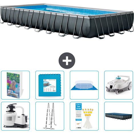 Intex Piscina Ultra XTR Rettangolare - 975x488x132 cm - 9-pezzi S531 (1/4)