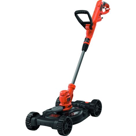 Outil 3-en-1 Filaire 550W : Coupe-Bordures, Dresse-Bordures et Tondeuse, 30 cm, Outil Polyvalent avec 2 Poignées et Roue de Guidage, 2 Hauteurs de Coupe de 40 et 60 mm, Noir (1/5)