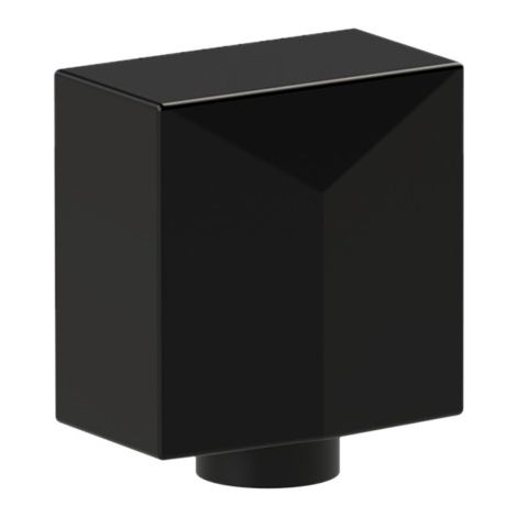 Presa acqua squadrata in ottone nero opaco (1/3)