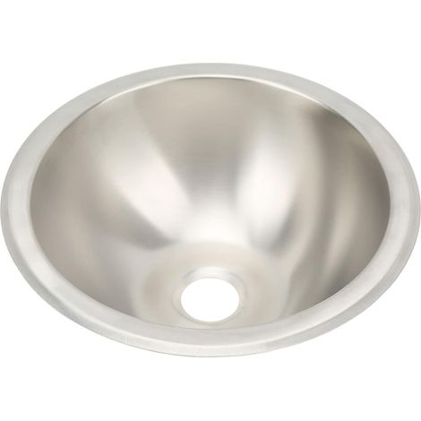 Évier de Cuisine pour véhicule récréatif, évier Rond en Acier Inoxydable de 9,25 po, évier en Acier Inoxydable pour véhicule récréatif, évier de Camping, évier de Bar à cuve Unique 10 inch (1/5)
