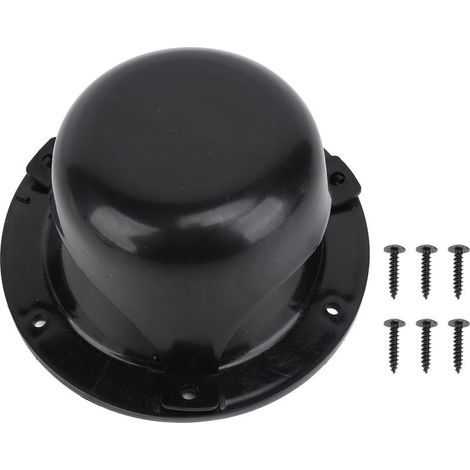 Capuchon de ventilation de plomberie pour camping-car, résistant aux odeurs, Installation facile, couverture de toit pour remorque, camping-car, camping-car, noir. (1/4)