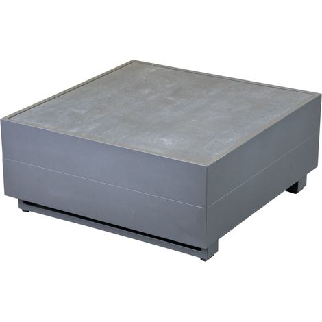 Inko Lounge-Tisch Pasadena Aluminium anthrazit 70x70 cm