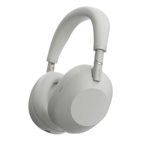Cuffie wireless Bluetooth con cancellazione del rumore Sony WH-1000XM6, argento platino (12 mesi di garanzia) (1/5)