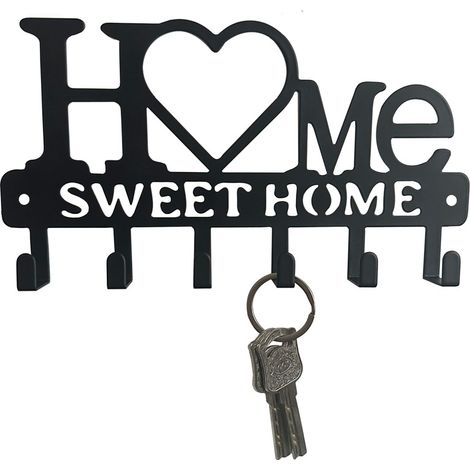 Stück Badezimmerhaken, Garderobenständer, geeignet für Badezimmer, Küche, Wohnzimmer, Toilette, Schraubmontage, SWEET HOME (1/4)