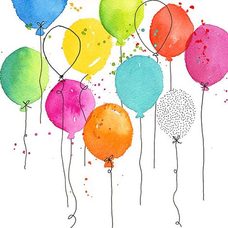 Braun & Company Servietten Ballon Party, 33 x 33 cm 20er Pack Tischservietten