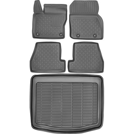 Juego de alfombrillas para coche y maletero para Ford Focus III Hatchback (2010-2018)