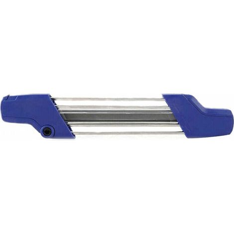 Kettensägenkette, Feile ø 4,8 mm – zum Schärfen der Zähne und des Tiefenbegrenzers in einem Arbeitsgang, blau, 4,8 mm FLITI (1/4)