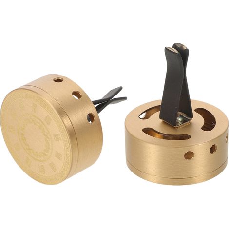Stück Auto-Lufterfrischer-Clips, Metall-Lüftungsdiffusor, Farbe (1/2)