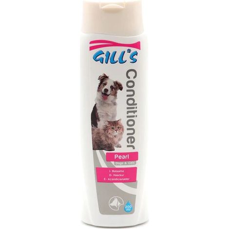Set 6 pezzi Gill'S Balsamo Pearl 200 ml per cani e gatti ad azione emolliente e districante (1/2)