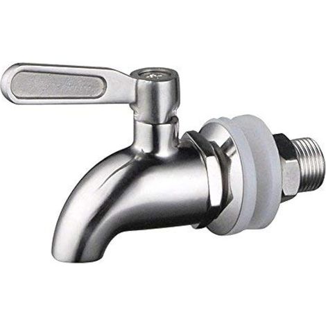 Distributeur de Boissons en Acier Inoxydable Robinet de Robinet de Remplacement pour Homebrew Barrel Fermenter Vin Bière Distributeur de jus de Boisson Spigot (1/5)
