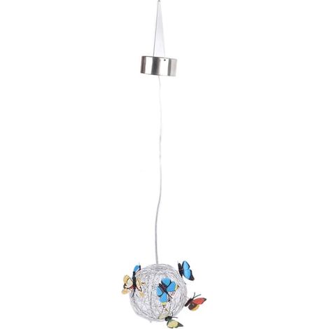 Lampe solaire suspendue LED étanche, lampe colorée décorative, lanterne solaire suspendue pour terrasse et jardin. (1/5)
