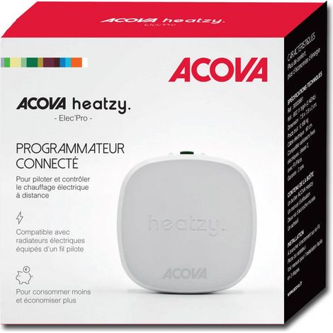Acova – Sèche-serviette électrique 1000W – Acier anticorrosion – Commande radio fréquence – 3 consoles murales réglables – Saillie 99mm