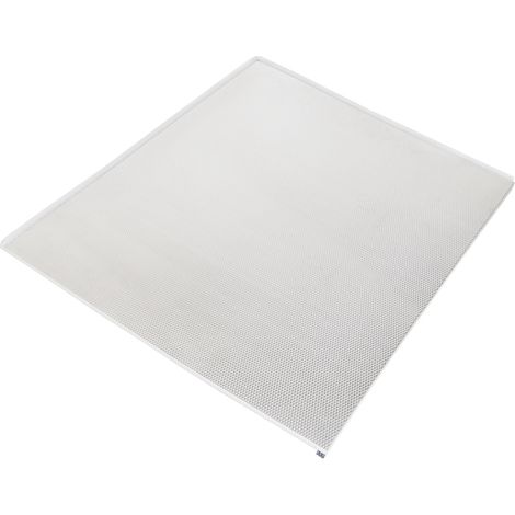 Emuca Bodenschutz für Küchenmöbel, 16mm Plattenstärke, Modul 900mm, 868x580mm, Kunststoff und Aluminium, Aluminium Natur