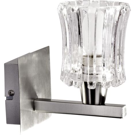 Applique murale Candellux Ibiza cristal argent E14 15cm (1/2)