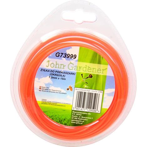 Geko Linea di taglio standard 1,3 mm 15 m plastica resistente