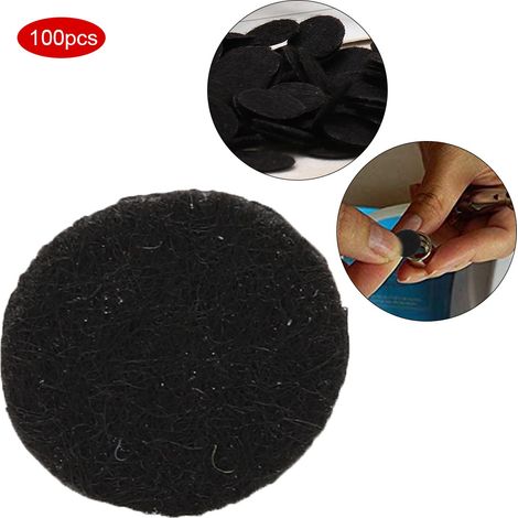 100 disques filtrants noirs 20mm pour appareil de beauté - Élimination points noirs et soin de la peau (1/5)